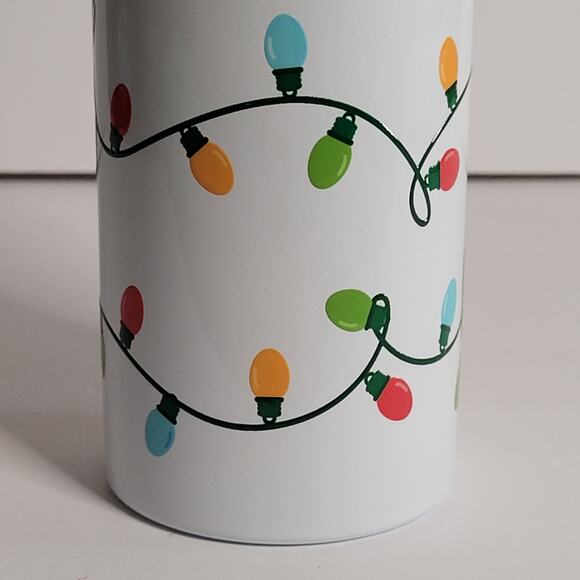 Festive Christmas Lights 20oz Insulated Tumbler - Picture 7 of 14
